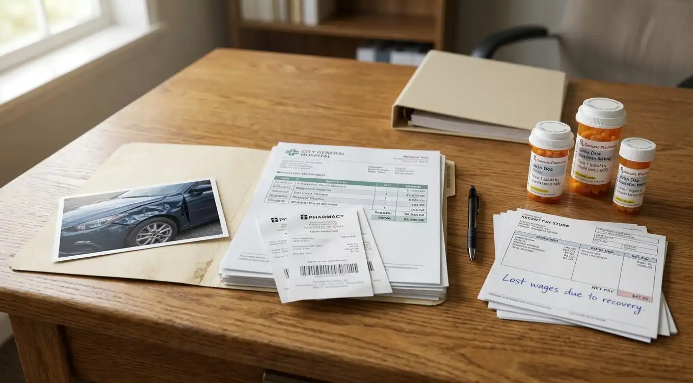 Attorney consulting with a client about personal injury damages and compensation in Nevada