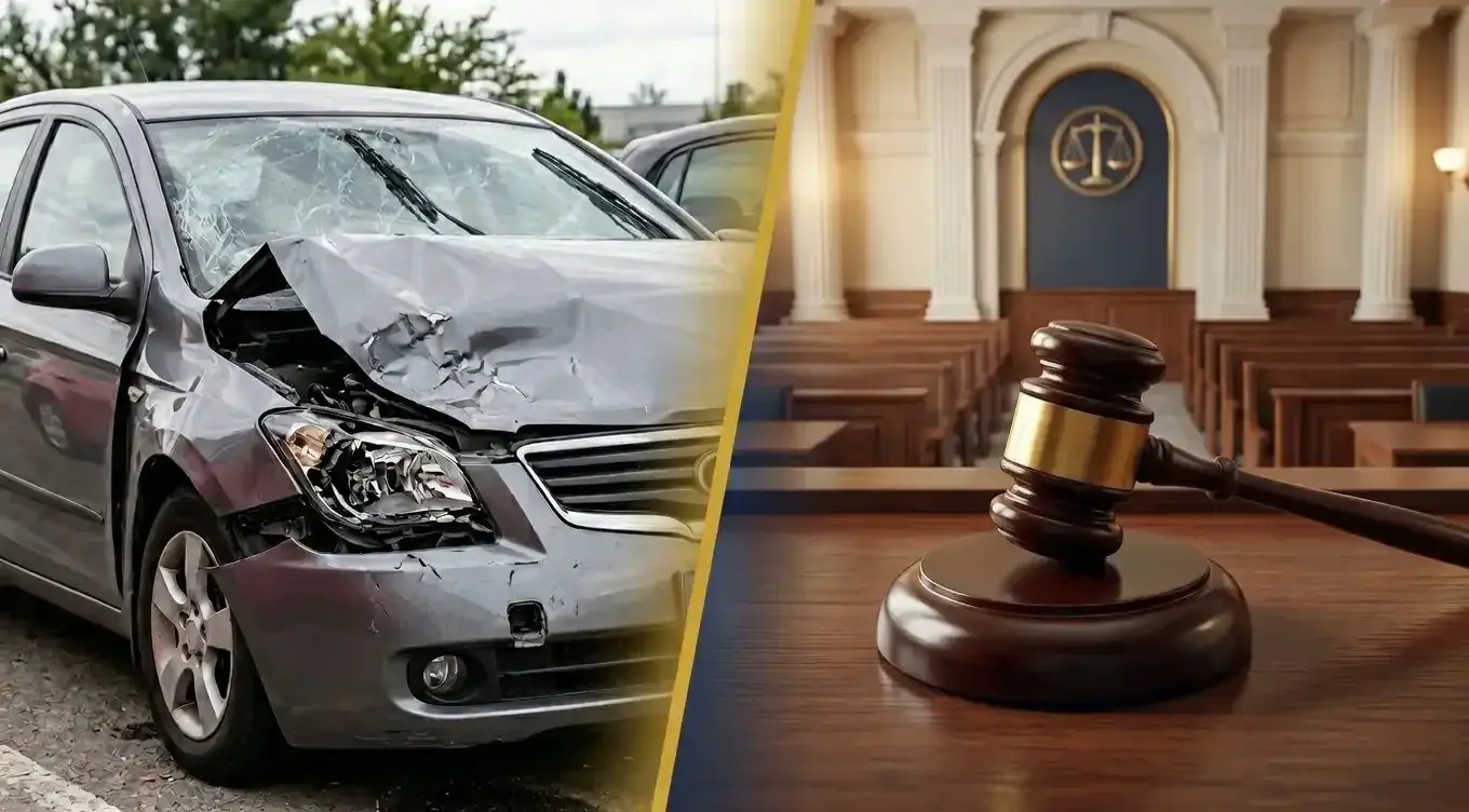 Gavel and courthouse representing legal rights after being hit by a drunk driver in Las Vegas